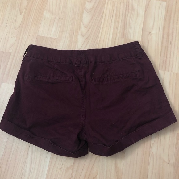 Aeropostal burgundy shorts - Picture 2 of 3